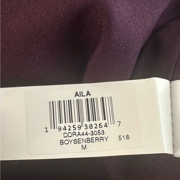 Dress The Population Aila Asymmetrical Waist Drape Mini Dress - Picture 5 of 6